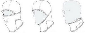 Hillman Multimask lovecká zimní kukla - 3DX kamufláž