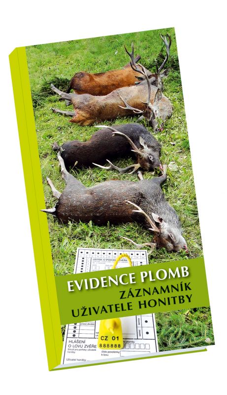 Evidence plomb - záznamník uživatele honitby Druckvo