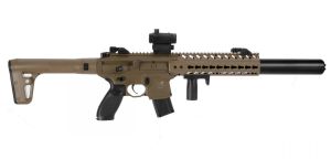 Vzduchovka Sig Sauer MCX FDE 4,5mm s kolimátorem