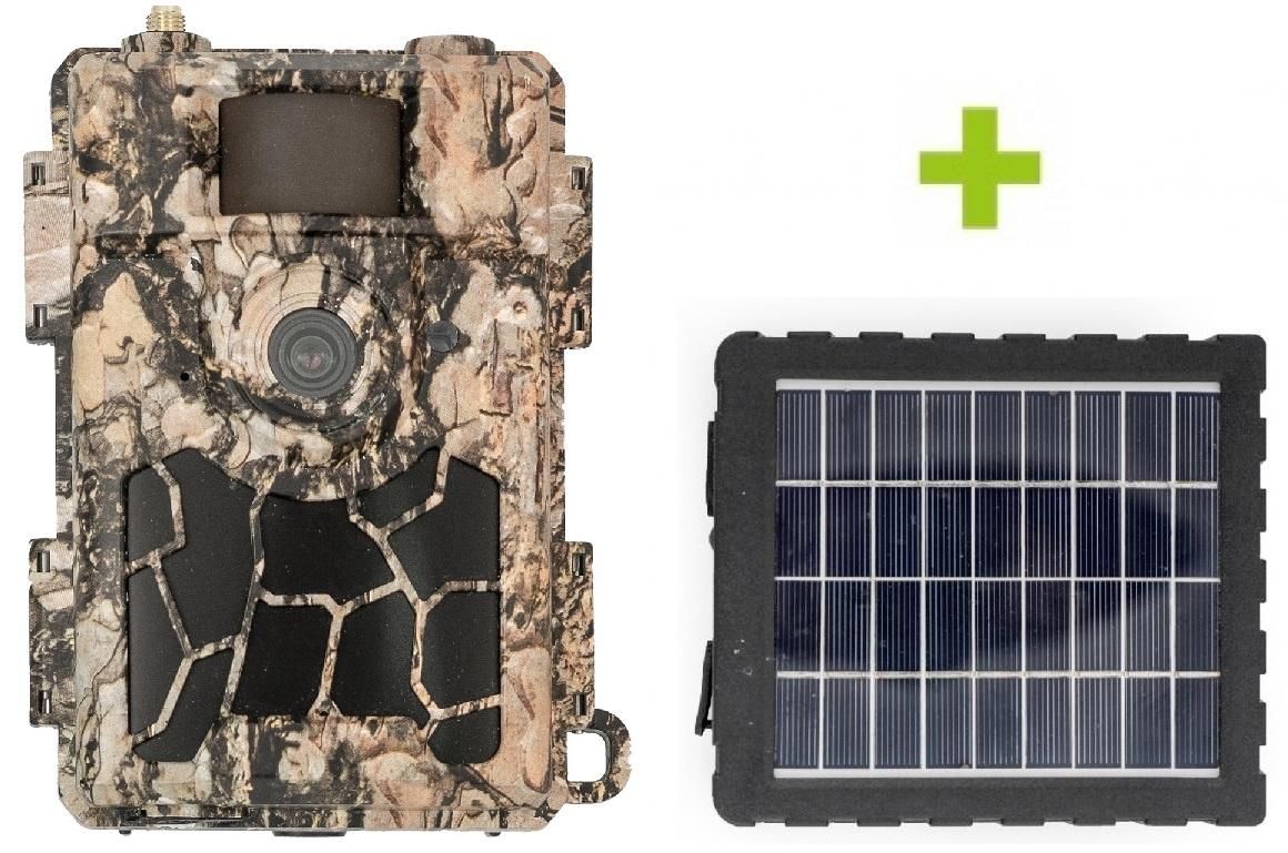 Fotopast OXE Spider 4G a solární panel + stativ!
