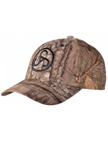 Čepice Sauer - hnědá, maskáčová kšiltovka s logem Sauer (Camo-Cap green)