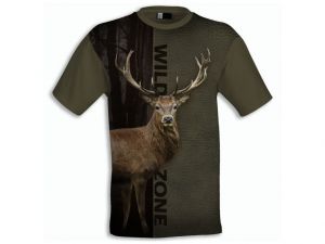 Jelen - myslivecké tričko Wildzone | S, M, L, XL, XXL, XXXL
