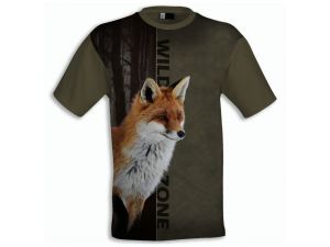 Liška - myslivecké tričko Wildzone | S, M, L, XL, XXL, XXXL