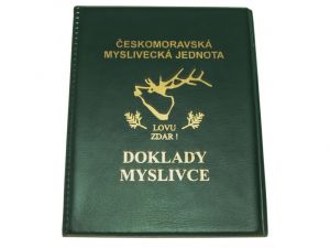 Pouzdro na doklady myslivce