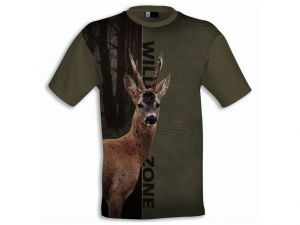 Srnec - myslivecké tričko Wildzone | S, M, L, XL, XXL, XXXL