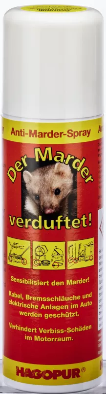 Odpuzovač kun HAGOPUR - Sprej proti kunám (Anti-Marder-Spray)