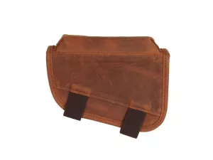 2WOLFS zvýšená lícnice na pažbu z kůže s nosičem nábojů BUFFALO R