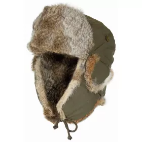 Beranice zimní králičí kožešina ZELENÁ  | S, M, L, XL