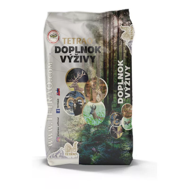 Granulát pro spárkatou zvěř TETRAO – parožení, 25 kg
