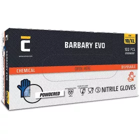 Jednorázové rukavice nitrilové, pudrované - Barbery EVO (modré) CERVA Jednorázové rukavice nitrilové, pudrované - Barbery EVO (modré) CERVA