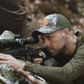 Lovecká čepice Blaser HunTec Trucker camo