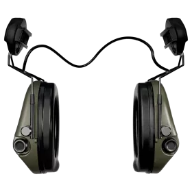 Sordin střelecká sluchátka Supreme MIL AUX - zelené mušle, ARC montáž na helmu, PVC náušníky Sordin střelecká sluchátka Supreme MIL AUX - zelené mušle, ARC montáž na helmu, PVC náušníky