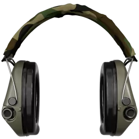 Sordin střelecká sluchátka Supreme Pro-X - zelené mušle, camo látka, PVC náušníky Sordin střelecká sluchátka Supreme Pro-X - zelené mušle, camo látka, PVC náušníky