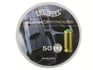 Startovací náboje Walther 8mm pistole 50ks 