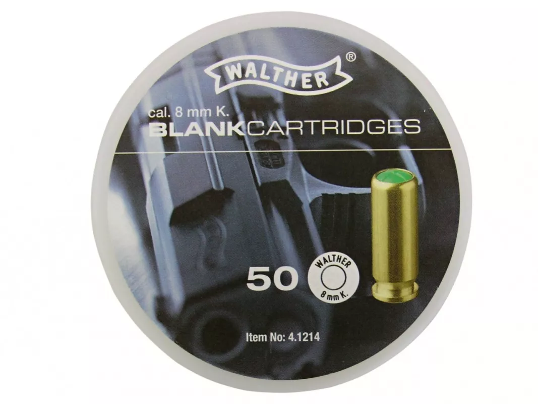 Startovací náboje Walther 8mm pistole 50ks