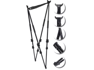 Venator střelecká hůl 4-nožka - nastavitelná střelecká karbonová hůl