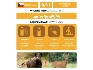 Venator vnadidlo nektar - Kukuřice 0,5l