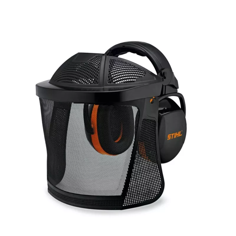 Ochranný štít STIHL se sluchátky s nylonovou mřížkou