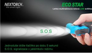 Čelová Svítilna Eco Star Černá NexTORCH