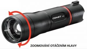 LED svítilna se zoom COAST G50NEU