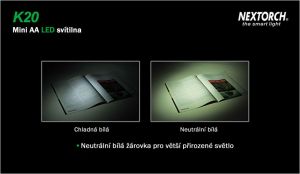 Mini LED svítilna na klíče K20 NexTORCH