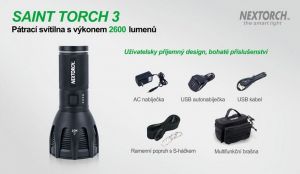 Svítilna NexTORCH SAINT TORCH 3