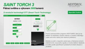 Svítilna NexTORCH SAINT TORCH 3