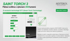 Svítilna NexTORCH SAINT TORCH 3