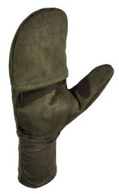 Hillman Windproof flap gloves lovecké zimní rukavice s klopou - dub