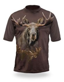 Hillman Myslivecké tričko kr. rukáv Los 3D (Hillman Gamewear 3D) - dub | L, XL, 2XL