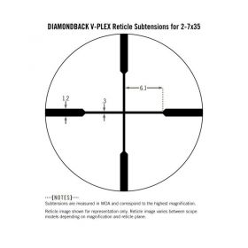 Puškohled Vortex Diamondback 2-7x35 Rimfire V-Plex MOA